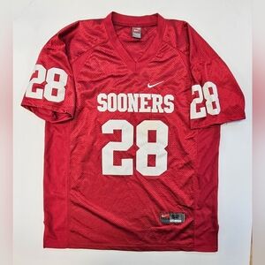 Nike Adrian Peterson Oklahoma Sooners Jersey #28 Men's Size 52